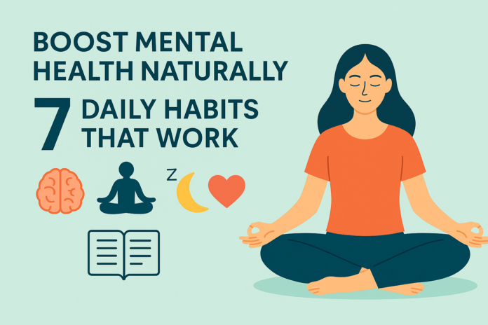 7 Powerful Habits to Boost Your Mental Health Naturally 7 Powerful Habits to Boost Your Mental Health Naturally